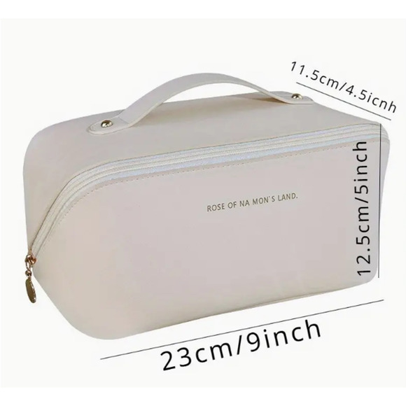 Cosmetic Travel Bag Toiletry Cream Makeup Organizer Water Resistant 11 x 9 - Picture 4 of 4